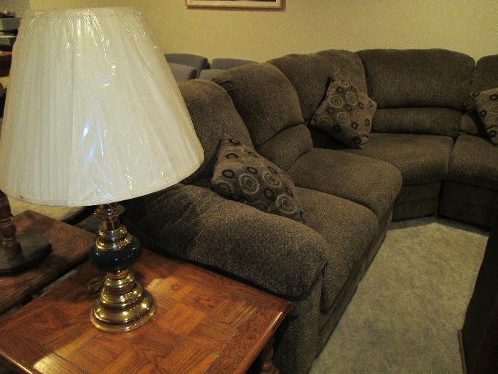 left side of sectional sofa