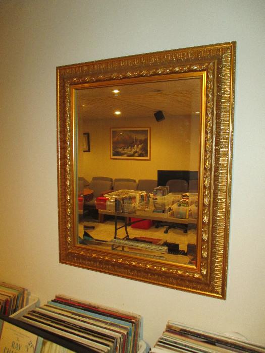Beveled Edge Framed mirror
