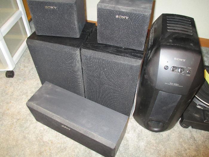 6 piece Sony Speaker Set