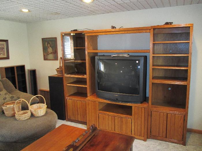 Wall unit for TV and electronics