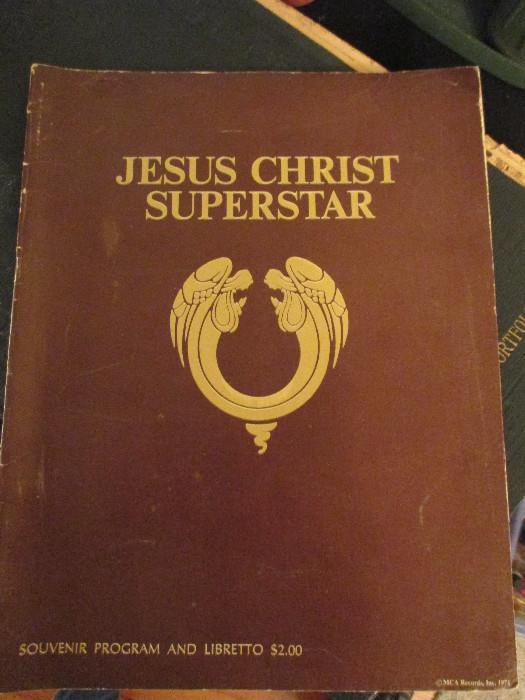 1971 souvenir program Jesus Christ Superstar
