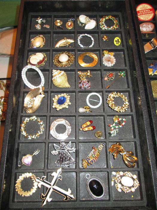 Pins, pendants