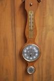 Vintage German Veranderlich Regen Schon Thermometer/Barometer/Hygrometer