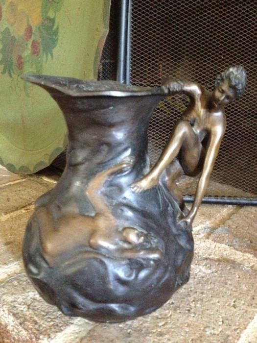 art nouveau vase ~ Lucien Alliot ~ art pottery