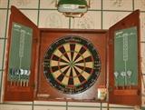 Dart board in case