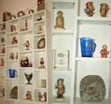 Hummel collection in wall display unit