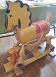 1942 wood glider horse