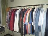 Men's Short and Long Sleeved Shirts including flannel
