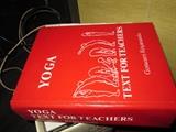 Yoga Text for Teachers plus a box full of cassettes to go with it.