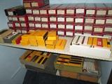 Boxes of slides