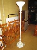 Set of 6 Maple chairs - vintage floor lamp