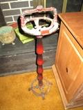Vintage ashtray stand - glass ashtray not included