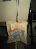 Vintage clothespin bag