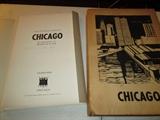 One Hundred views of Chicago - in Woodcuts by Bronislaw M. Bak, autographed 1967 - in original box, perfect condition!
