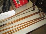Vintage Wood handle golf clubs
