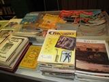 Many vintage magazines