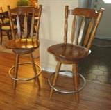 SOLID WOOD BAR CHAIRS
