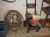 PAINT SPRAYER & HEAVY DUTY POWER WASHER W/HONDA MOTOR