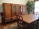 Beautiful Antique from Germany Dining Room set... Hutch is 88.5 x 64.25