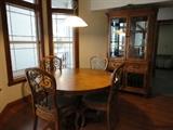 Kitchen Set with 5 chairs table is  54x30