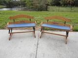 We have two matching Ford Dealer Collector benches- rare for dealers only