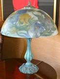 Reverse Painted Lamp