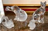 Lalique, Swarovski, Stuben, Waterford
