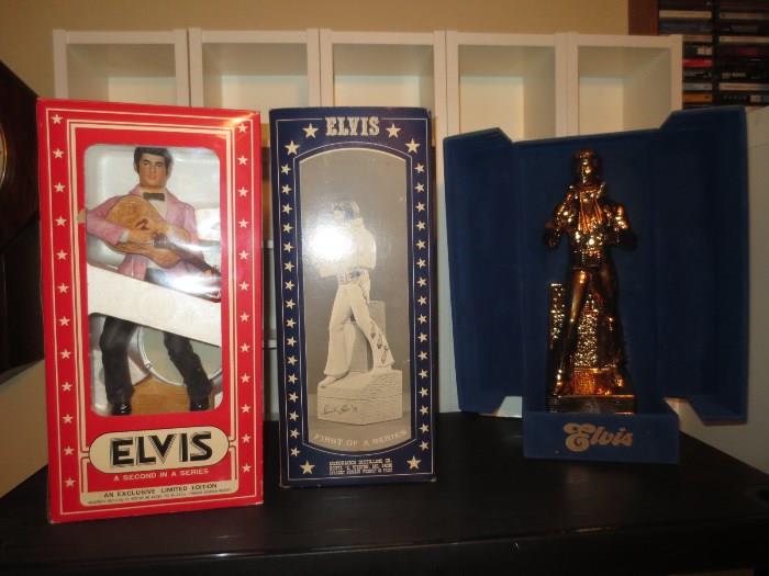 Elvis collectibles - these are decanters