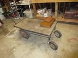 Super cool yard cart. 