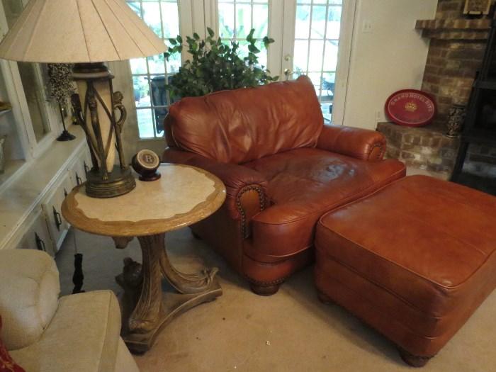 Great leather double chair