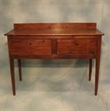 Lot 213: Very Rare Southern Heart Pine Huntboard, probably TN, c.1820