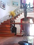 Art Deco Langford Bronze, Arts & crafts copper vase, Serigraphs- Foyer