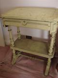 Antique victorian sewing table