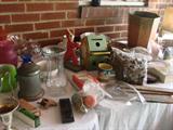 Antique Building blocks, painted Tin & Toys