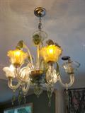 Pale green Venetian chandelier