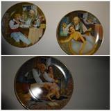 Photo 2 of 2: One of seven illustrated plates depicting the story of Coppelia Ballet by E.T.A Hoffman. These limited edition plates by Renee Favre include dated frames, the plate's number and are 9" in diameter.