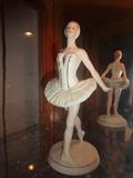 A hand painted piece in fine bisque porcelain from the Hamilton Collection. Entitled "Odetta" is by Eugene Daub. It depicts a ballerina in loving detail.