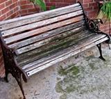 VINTAGE PARK BENCH