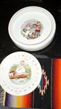 antique children's plates