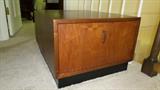 pair mid-century low end tables