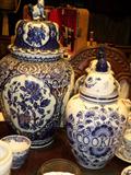 Delft Urns & Cookie Jar
