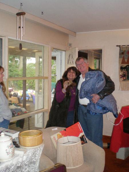 TWO OF OUR HAPPY CUSTOMERS, ALLOWED US TO PHOTOGRAGH THEM AT A PREVIOUS SALE, WITH THEIR FINDS