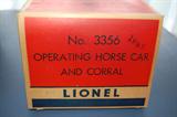 No. 3356, boxed, Operating Horse Car and Corral