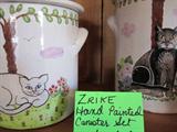 Zrike Hand Painted Canister Set