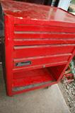SNAP-ON RED FIVE DRAWER ROLLING TOOL CABINET