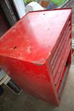 SNAP-ON RED FIVE DRAWER ROLLING TOOL CABINET