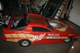 Miller High Life "Warrior" GO KART Original driven by DALE PULDE ...owner Mike Hamby + Dale Pulde..... The FUNNY CAR