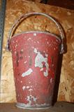 Vintage Fire Dept Water Bucket