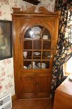 VINTAGE Corner China Cabinets >>>>Amazing ARCH DOOR.....Have 2 Available