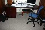 Office Desk with File Cabinet